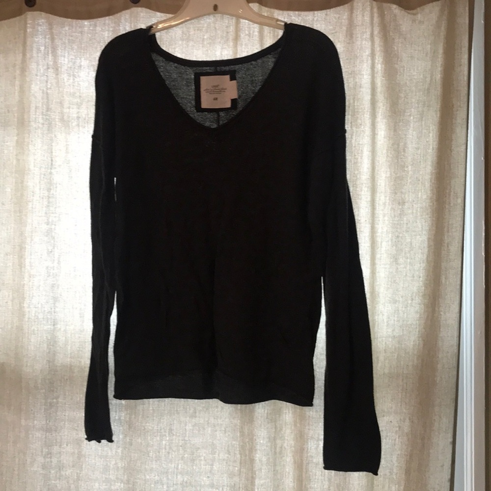 H&M Grey V Neck Sweater